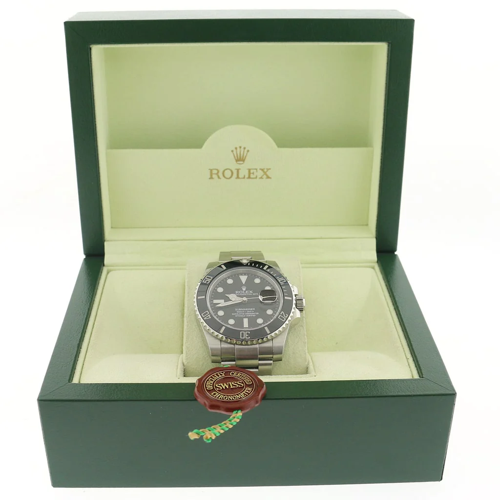Rolex Submariner Date Ceramic Bezel Black Dial 40MM Automatic Stainless Steel Mens Oyster Watch 116610 - Image 3