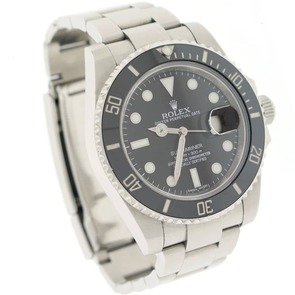 Rolex Submariner Date Ceramic Bezel Black Dial 40MM Automatic Stainless Steel Mens Oyster Watch 116610 - Image 4