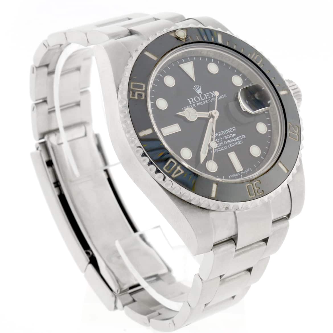 Rolex Submariner Date Ceramic Bezel Black Dial 40MM Automatic Stainless Steel Mens Watch 116610 - Image 4