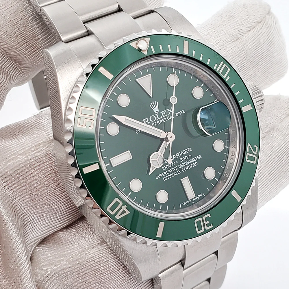 Rolex Submariner "Hulk" Green 40mm Stainless Steel Watch 116610LV Box Papers - Image 3