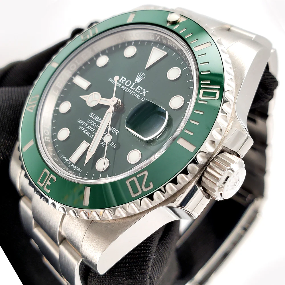 Rolex Submariner "Hulk" Green 40mm Stainless Steel Watch 116610LV Box Papers - Image 7
