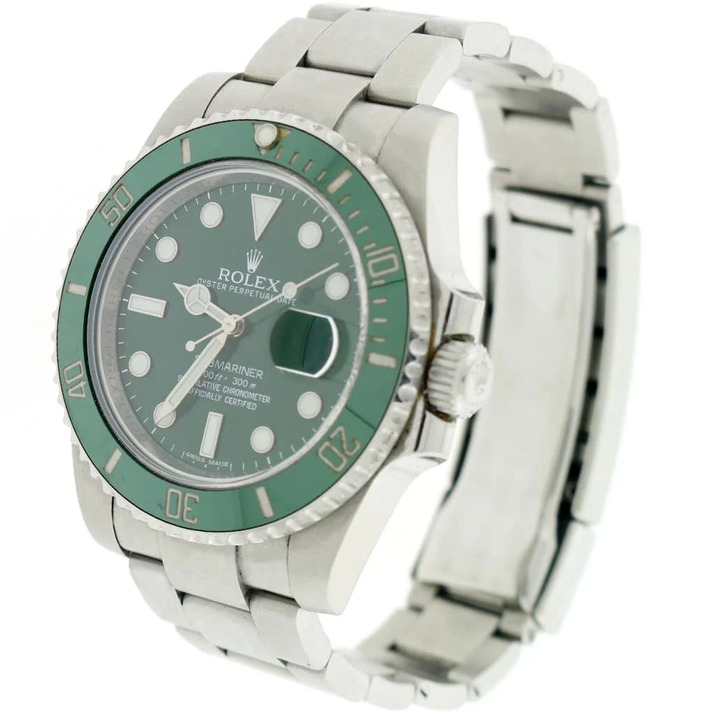 Rolex Submariner Hulk Ceramic Bezel 40mm Steel Watch 116610 - Image 6