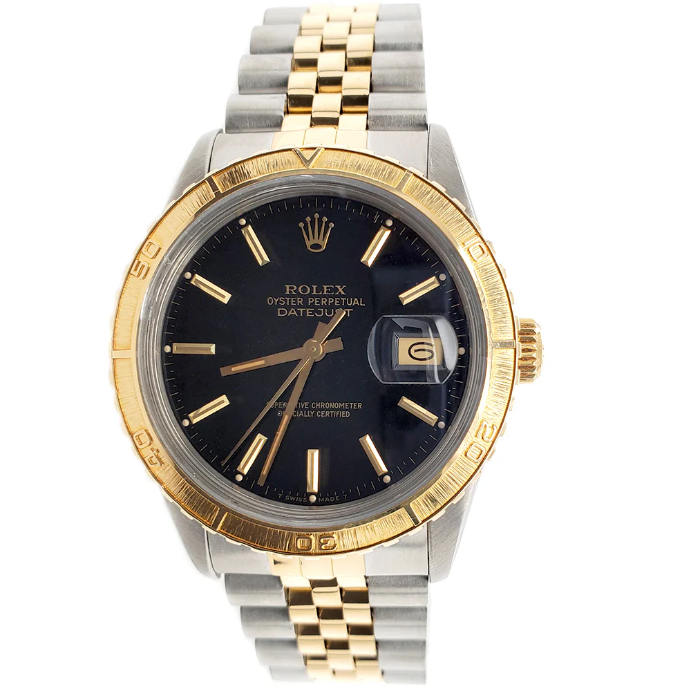 Rolex Turn-O-Graph Thunderbird Datejust 36mm 2-Tone Jubilee 16253 Watch Box Papers