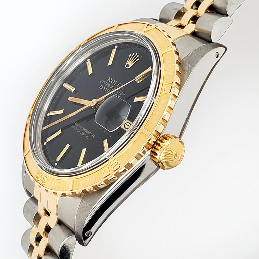 Rolex Turn-O-Graph Thunderbird Datejust 36mm 2-Tone Jubilee 16253 Watch Box Papers - Image 3