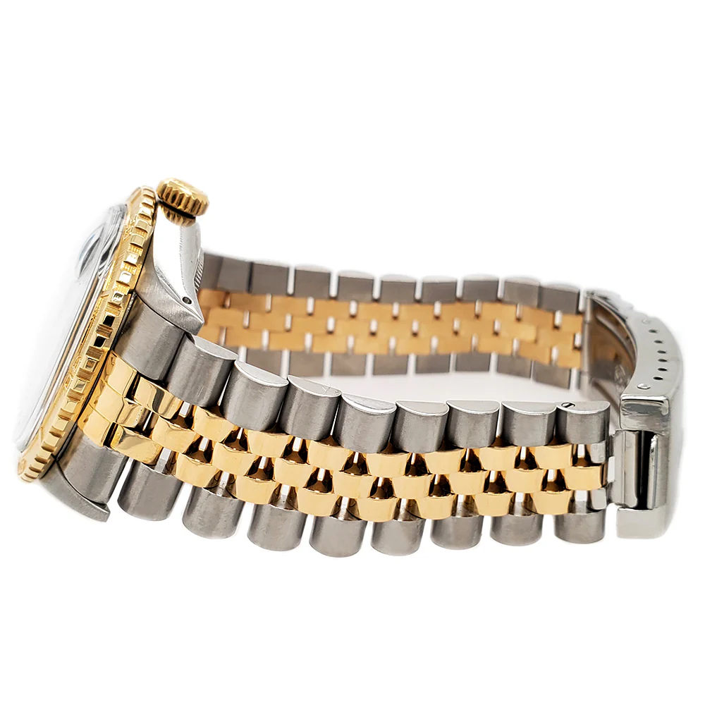Rolex Turn-O-Graph Thunderbird Datejust 36mm 2-Tone Jubilee 16253 Watch Box Papers - Image 4