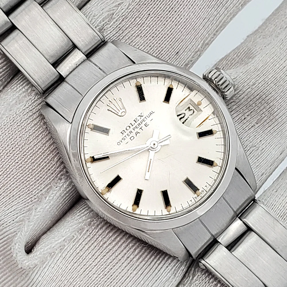 Rolex Vintage Ladies Rolex Date 6516 Oyster Rivet 25mm Watch - Image 2