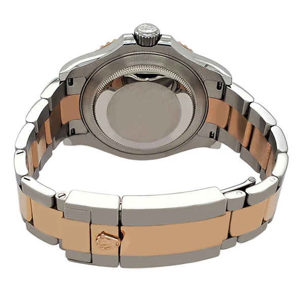 Rolex Yacht-Master 116621 Black Dial Two-Tone Rose Gold and Steel 40mm Watch - Image 3
