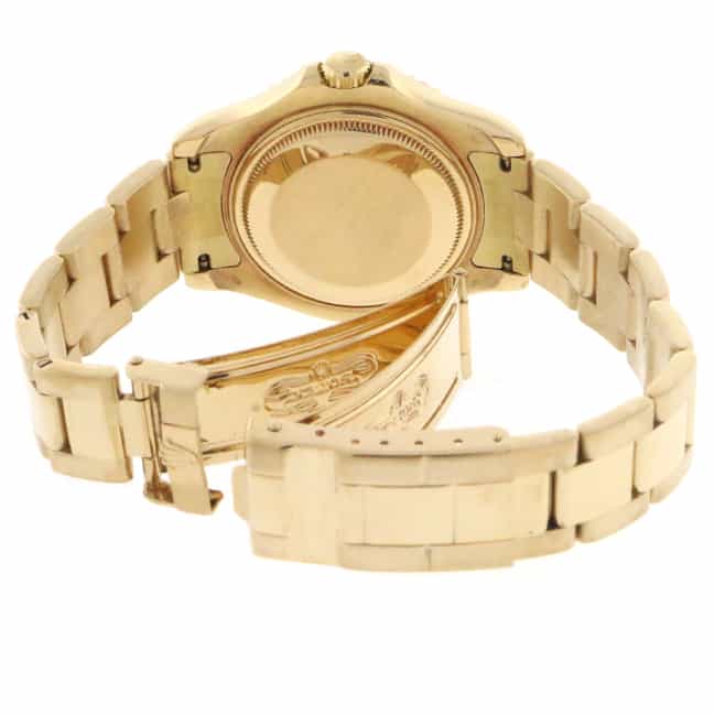 Rolex Yacht-Master 18K Yellow Gold Midsize 35MM Automatic Watch 68628 - Image 7