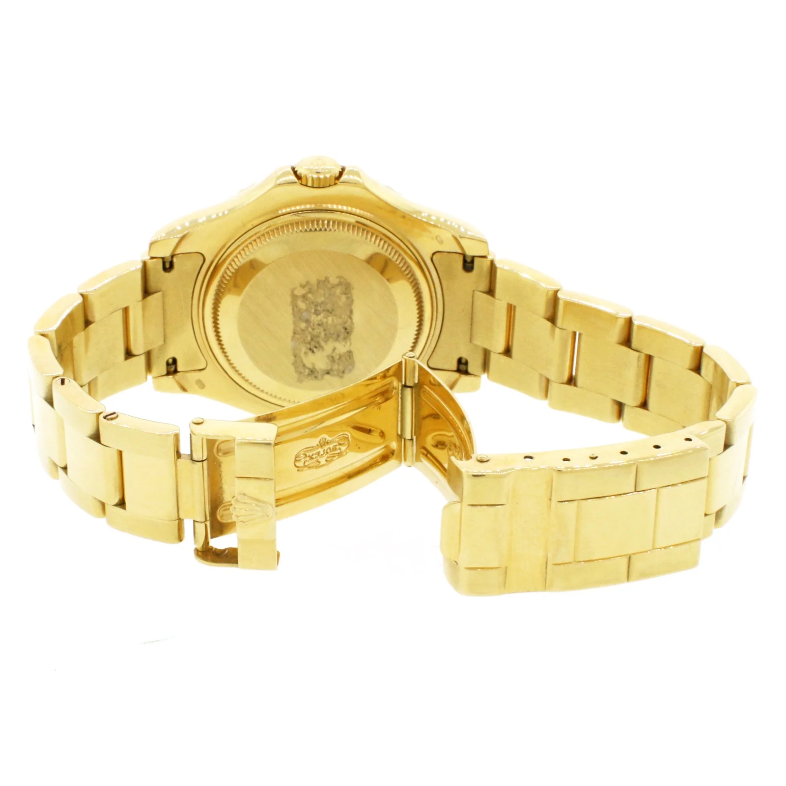 Rolex Yacht-Master Yellow Gold Midsize 35mm Automatic Watch 68628 Box Papers - Image 6