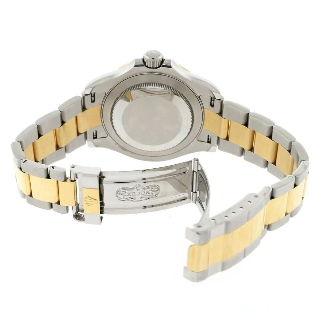 Rolex Yacht-Master 2-Tone 18K Yellow Gold/Stainless Steel Blue Dial 40MM Automatic Mens Oyster Watch 16623 - Image 8