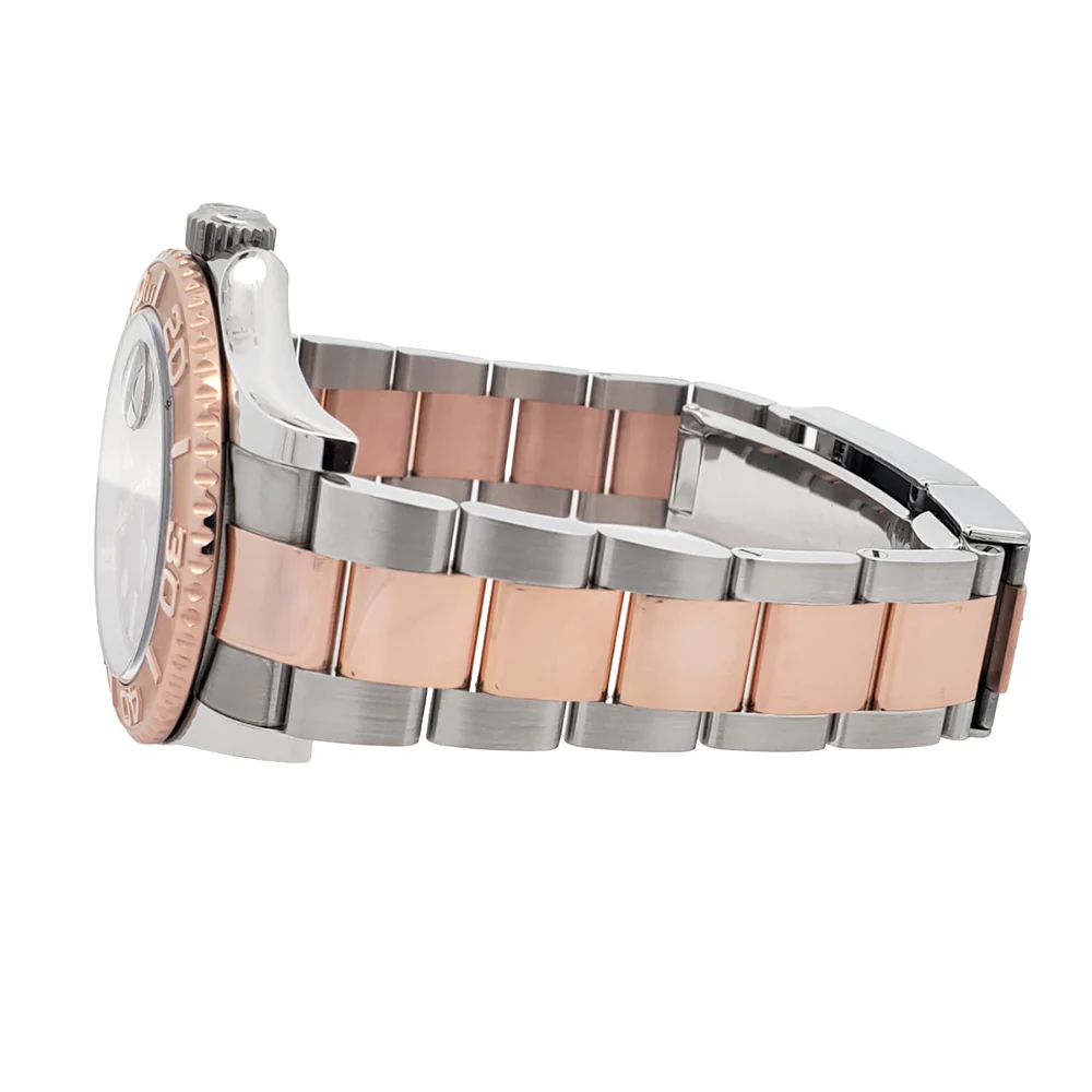 Rolex Yacht-Master 40 126621 Chocolate Dial Everose Gold and Steel Watch 2023 Box Papers - Image 4