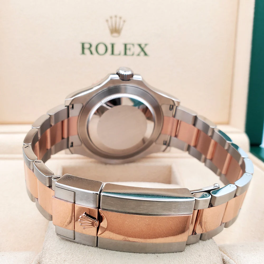 Rolex Yacht-Master 40 126621 Chocolate Dial Everose Gold and Steel Watch 2023 Box Papers - Image 5