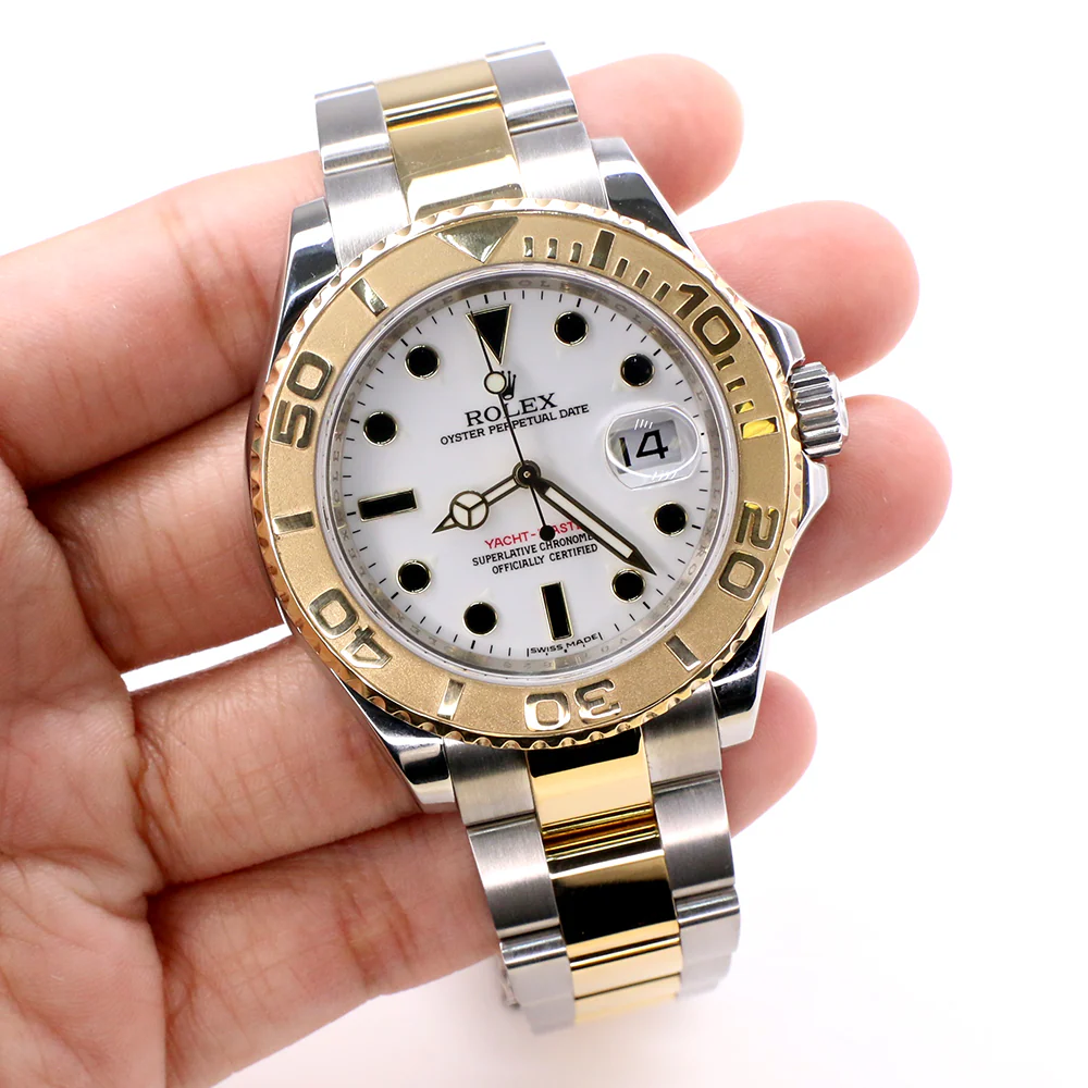 Rolex Yacht-Master 40mm 2-Tone Yellow Gold/Steel Watch Box Papers 16623 - Image 3