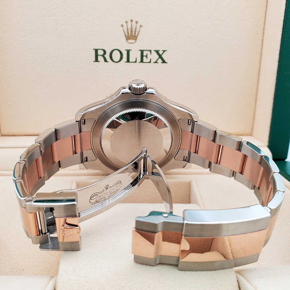 Rolex Yacht-Master 40mm Chocolate Dial 2-Tone Rose Gold/Steel Watch 116621 Box Papers - Image 6
