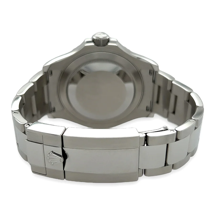 Rolex Yacht-Master 40mm Dark Rhodium Dial/Platinum Bezel/Steel Oyster Watch 116622 Box Papers 2019 - Image 4