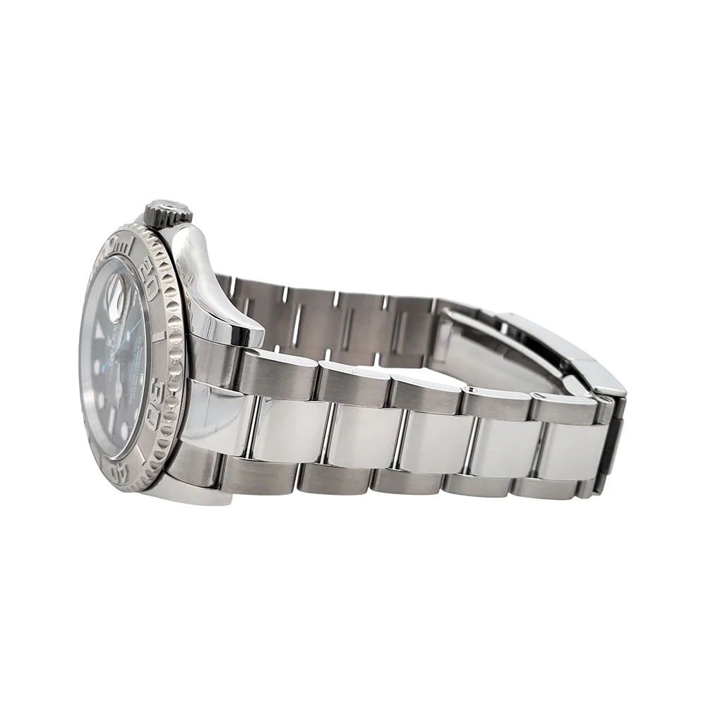Rolex Yacht-Master 40mm Dark Rhodium Platinum Bezel Steel Watch 116622 Box Papers - Image 4