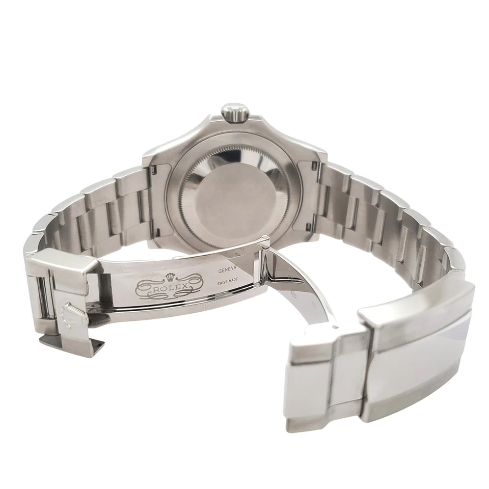 Rolex Yacht-Master 40MM Platinum and Stainless Steel Watch Blue Dial 116622 - Image 7