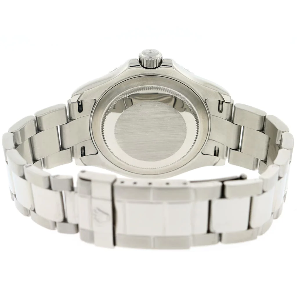 Rolex Yacht-Master 40MM Platinum Bezel Automatic Stainless Steel Mens Oyster Watch 16622 - Image 8