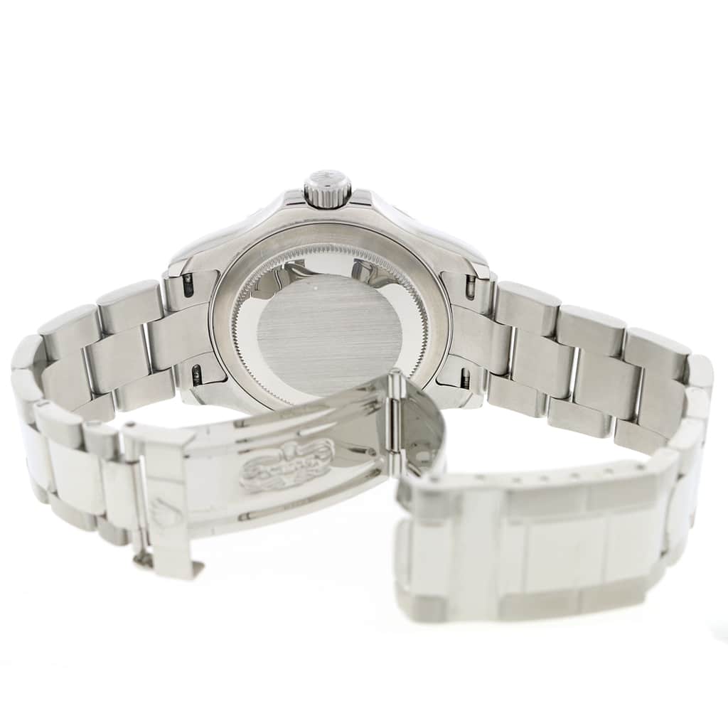Rolex Yacht-Master 40MM Platinum Bezel Automatic Stainless Steel Mens Oyster Watch 16622 - Image 9
