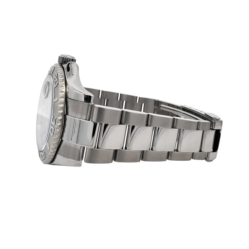 Rolex Yacht-Master 40mm Platinum Bezel Steel Watch 16622 Box Papers - Image 4