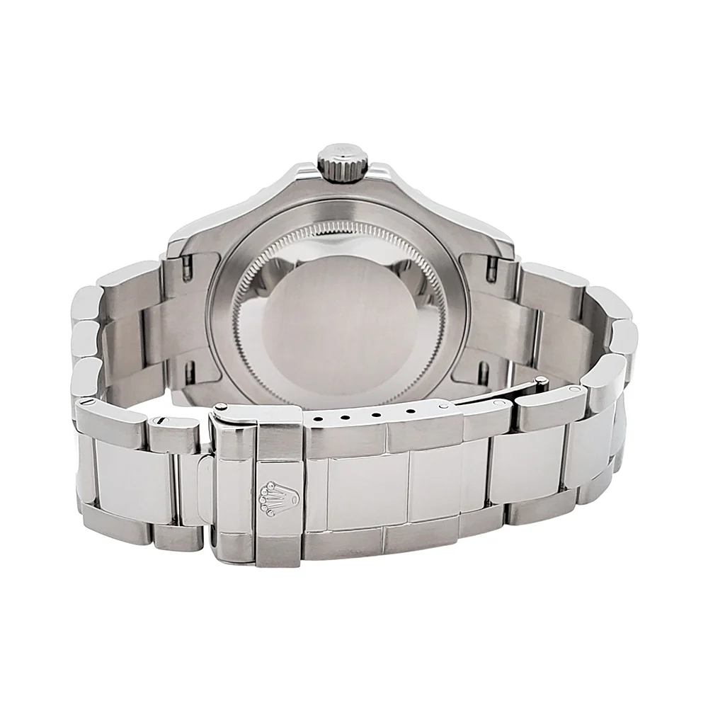 Rolex Yacht-Master 40mm Platinum Bezel Steel Watch 16622 Box Papers - Image 7