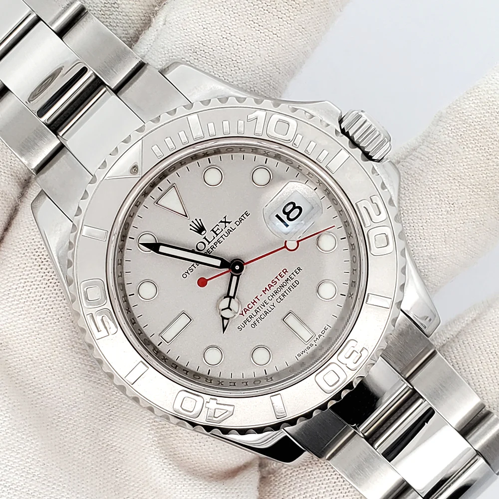 Rolex Yacht-Master 40mm Platinum Bezel Steel Watch, Ref 16622 - Image 3