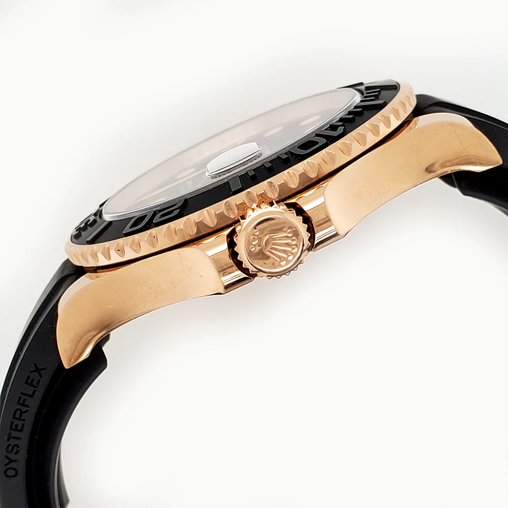 Rolex Yacht-Master 40mm Rose Gold Black Dial 116655 Watch Box Papers - Image 4