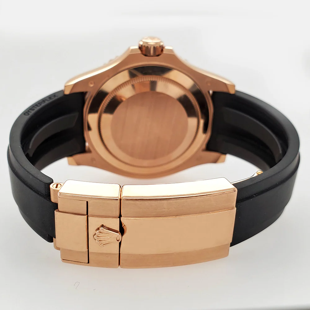 Rolex Yacht-Master 40mm Rose Gold Black Dial 116655 Watch Box Papers - Image 6