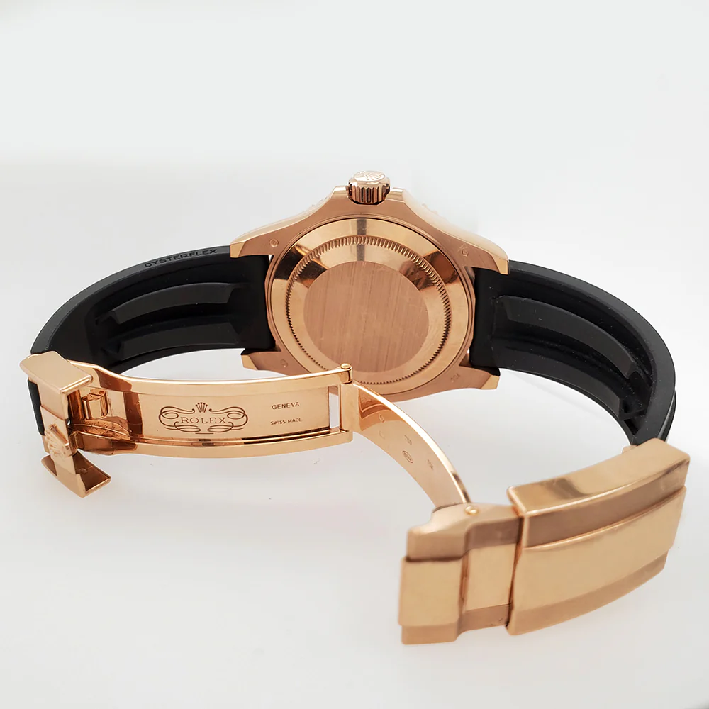 Rolex Yacht-Master 40mm Rose Gold Black Dial 116655 Watch Box Papers - Image 7