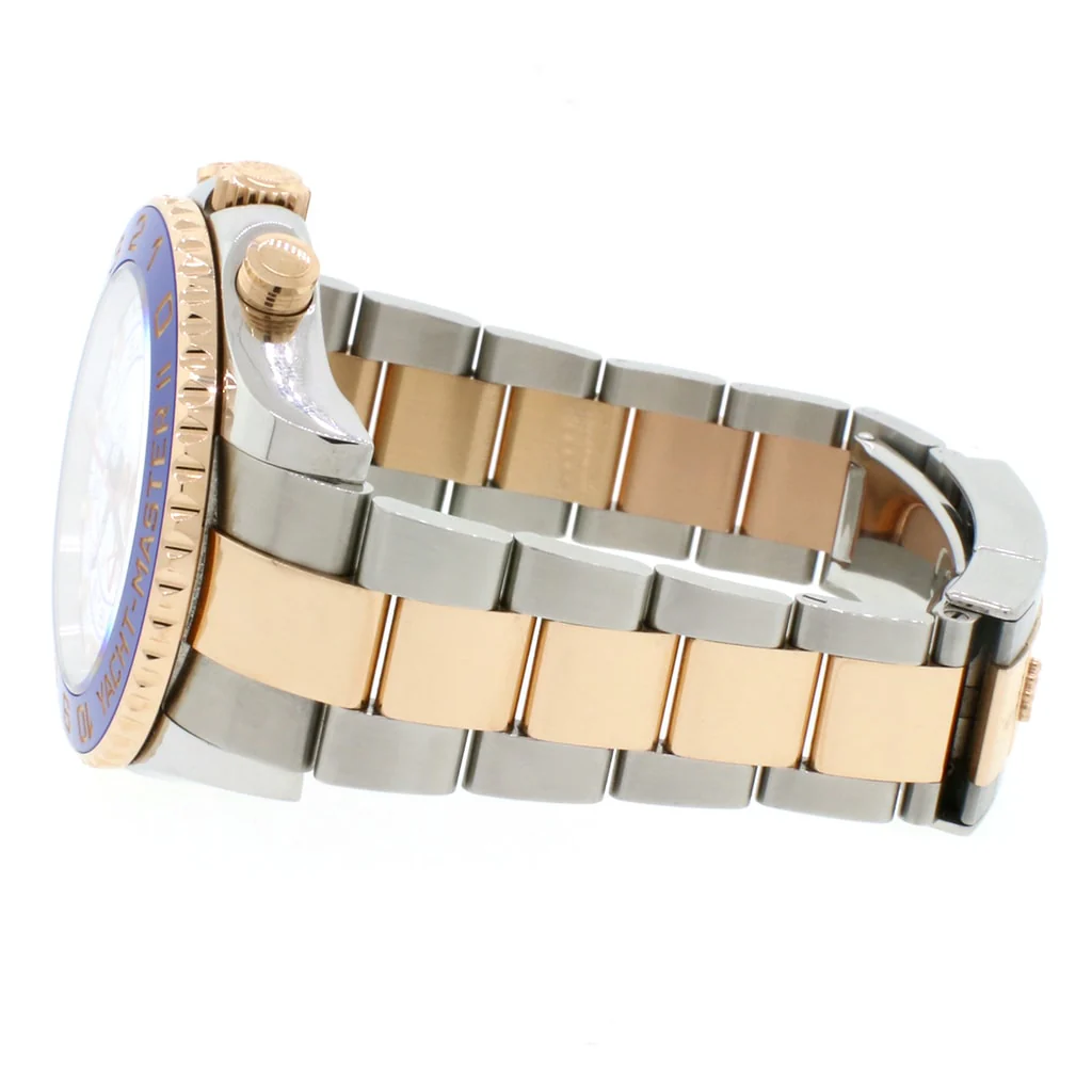 Rolex Yacht-Master II 44MM 2-Tone Rose Gold/Steel Oyster Watch W/Blue Ceramic Bezel Box&Papers 116681 - Image 6