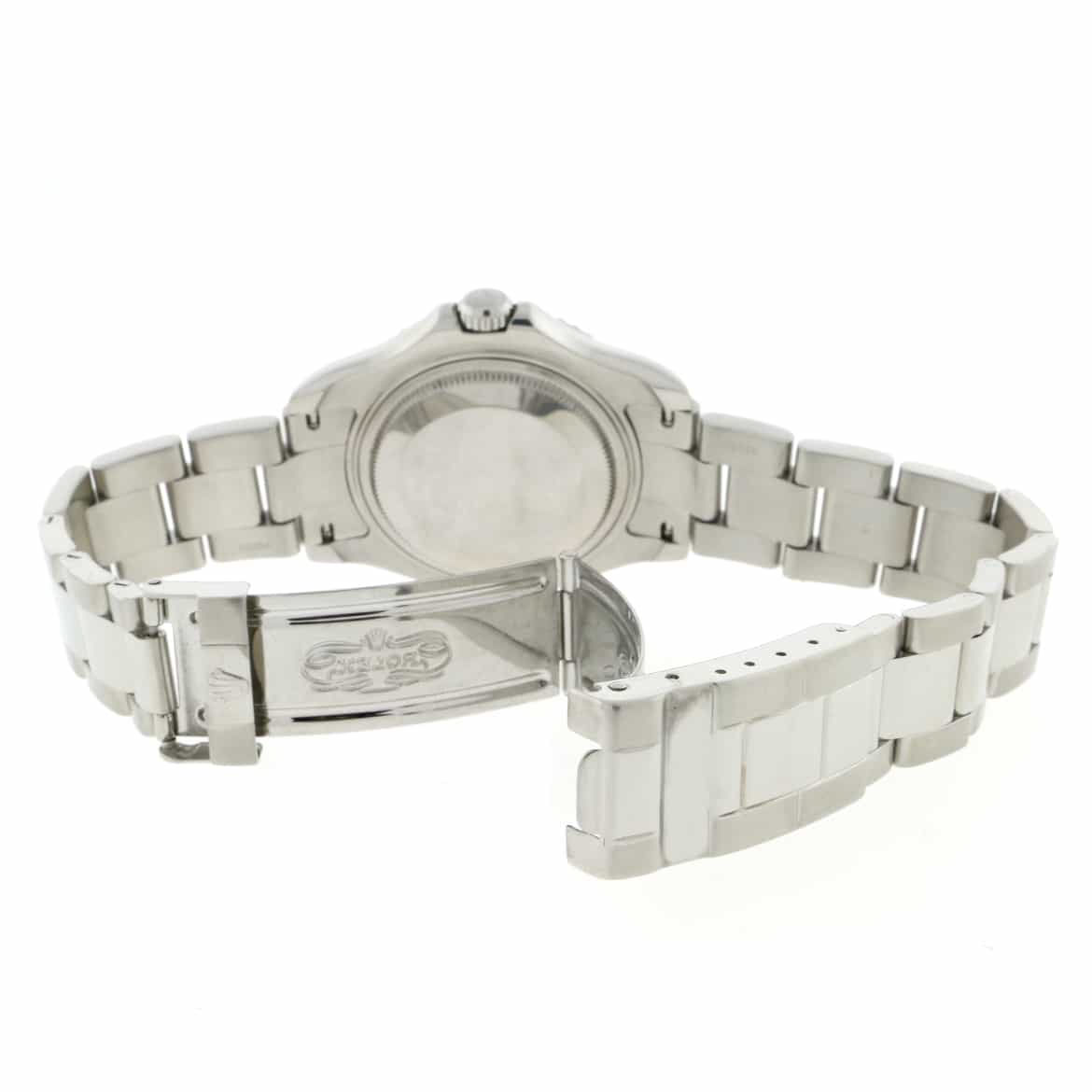 Rolex Yacht-Master Midsize Platinum Dial & Bezel 35MM Automatic Stainless Steel Watch 168622 - Image 7