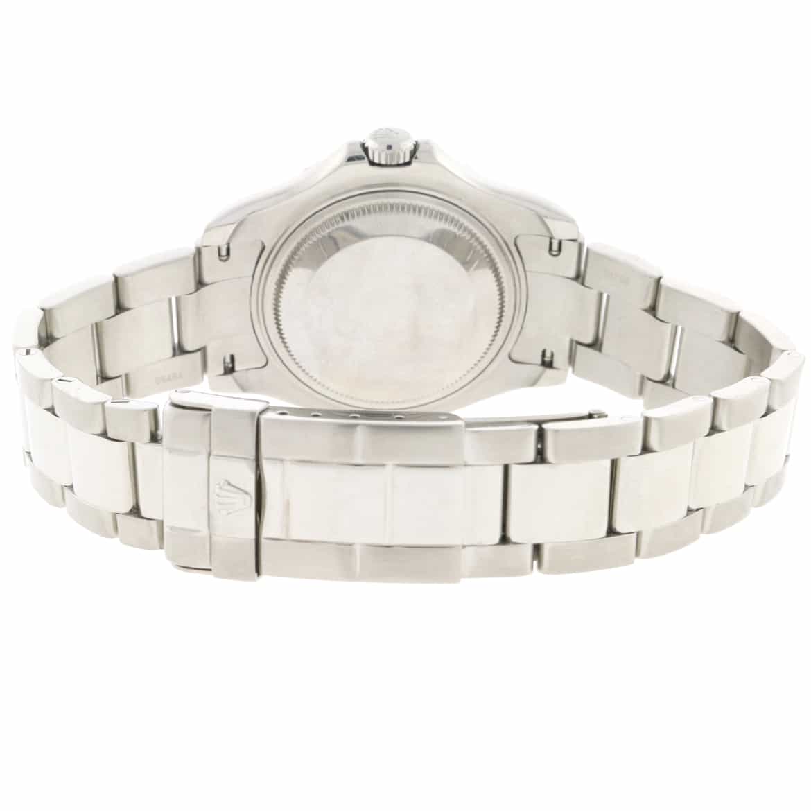 Rolex Yacht-Master Midsize Platinum Dial & Bezel 35MM Automatic Stainless Steel Watch 168622 - Image 8