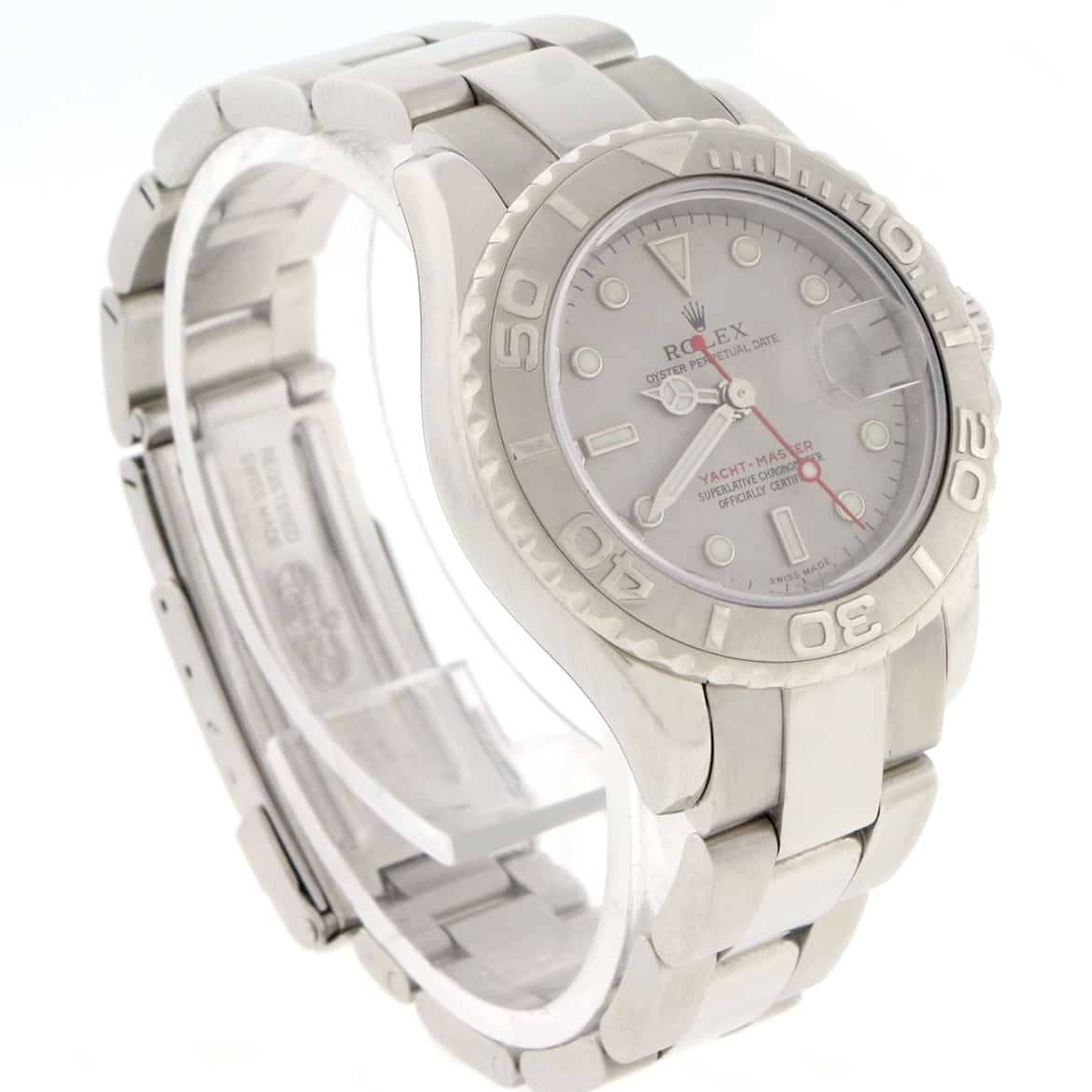 Rolex Yacht-Master Ladies Platinum Dial & Bezel 29MM Automatic Stainless Steel Watch 169622 - Image 3