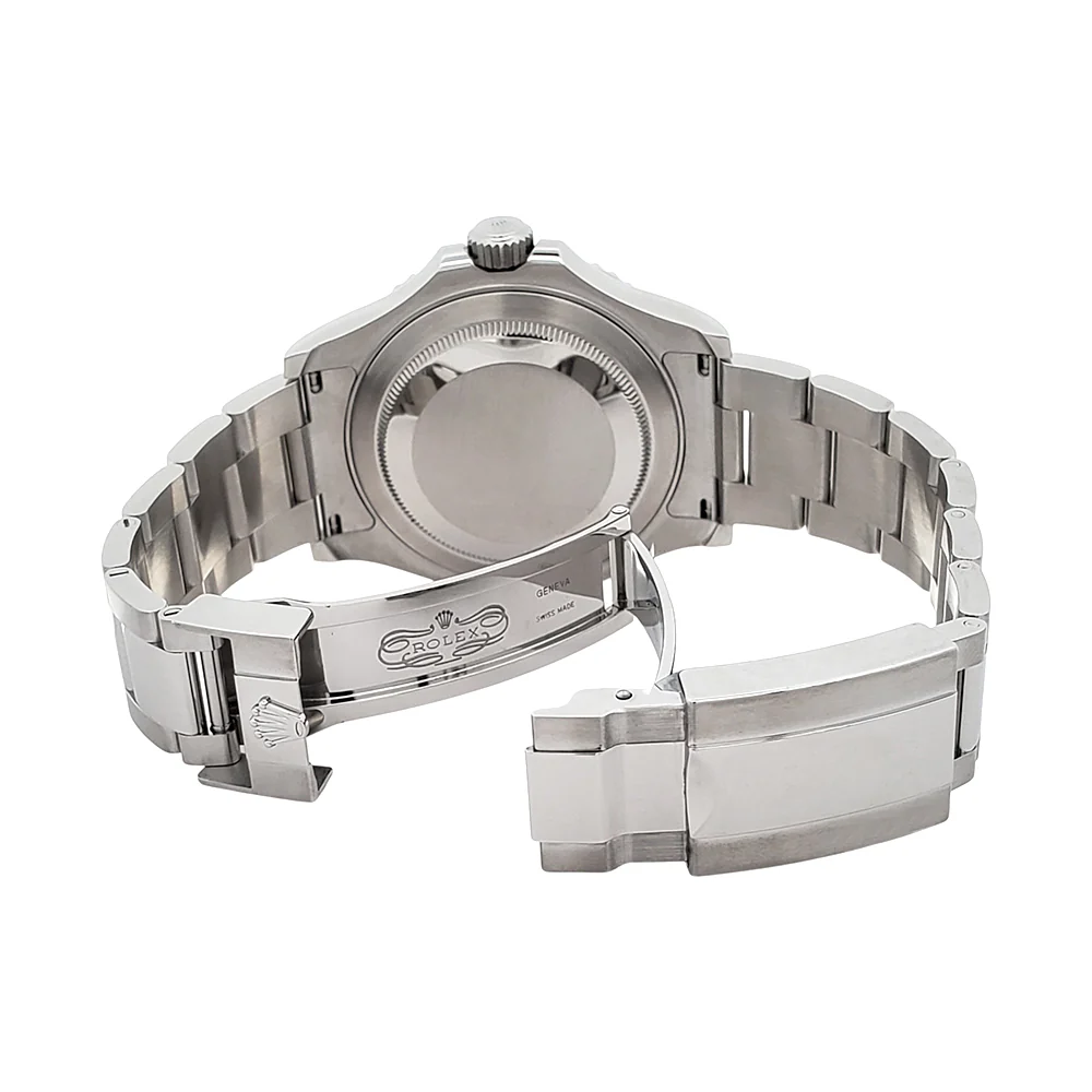 Rolex Yacht-Master Platinum Bezel/Blue Dial Steel 40mm Watch 116622 Box Papers - Image 5
