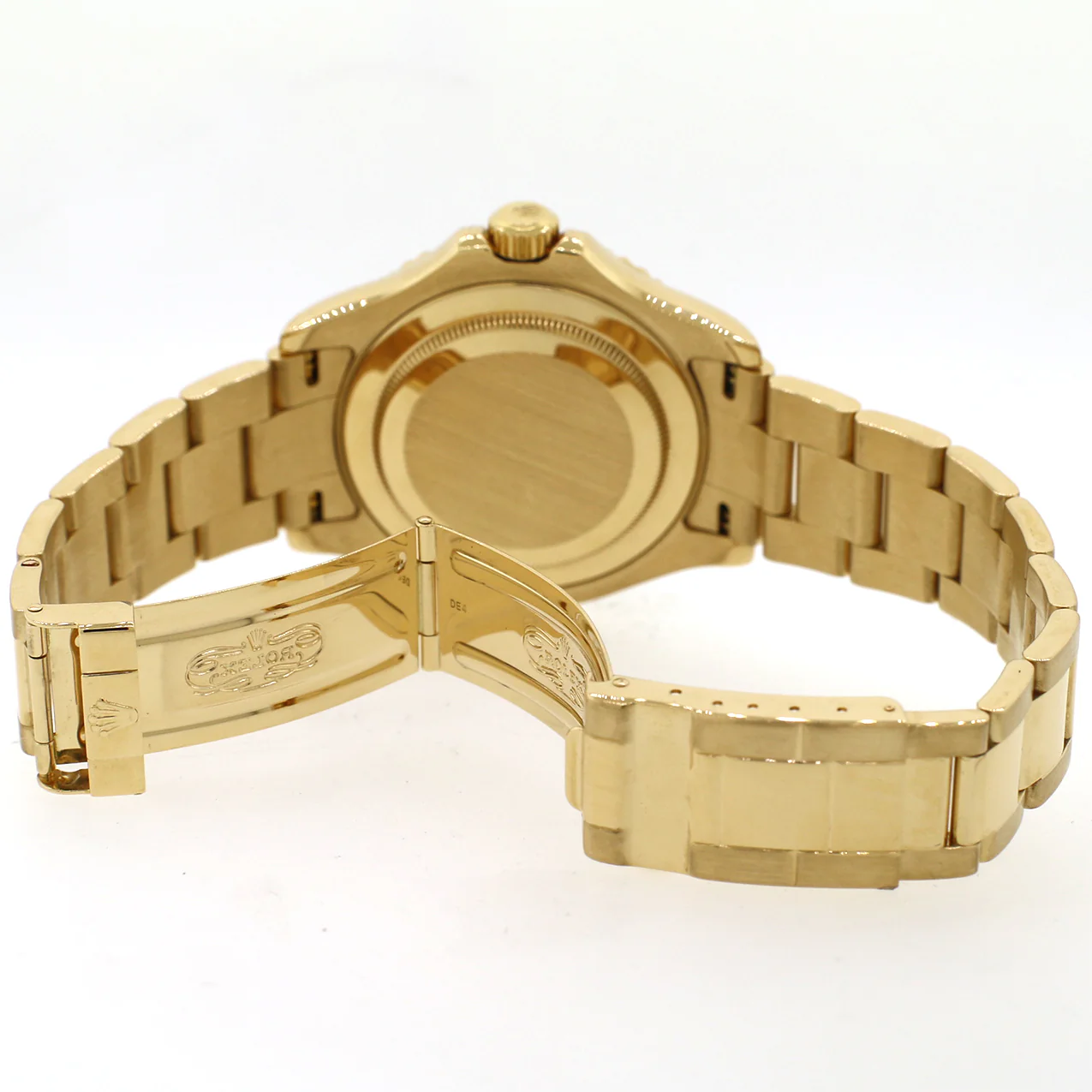 Rolex Yacht-Master Yellow Gold White Dial 40mm Watch 16628 Box&Papers - Image 5