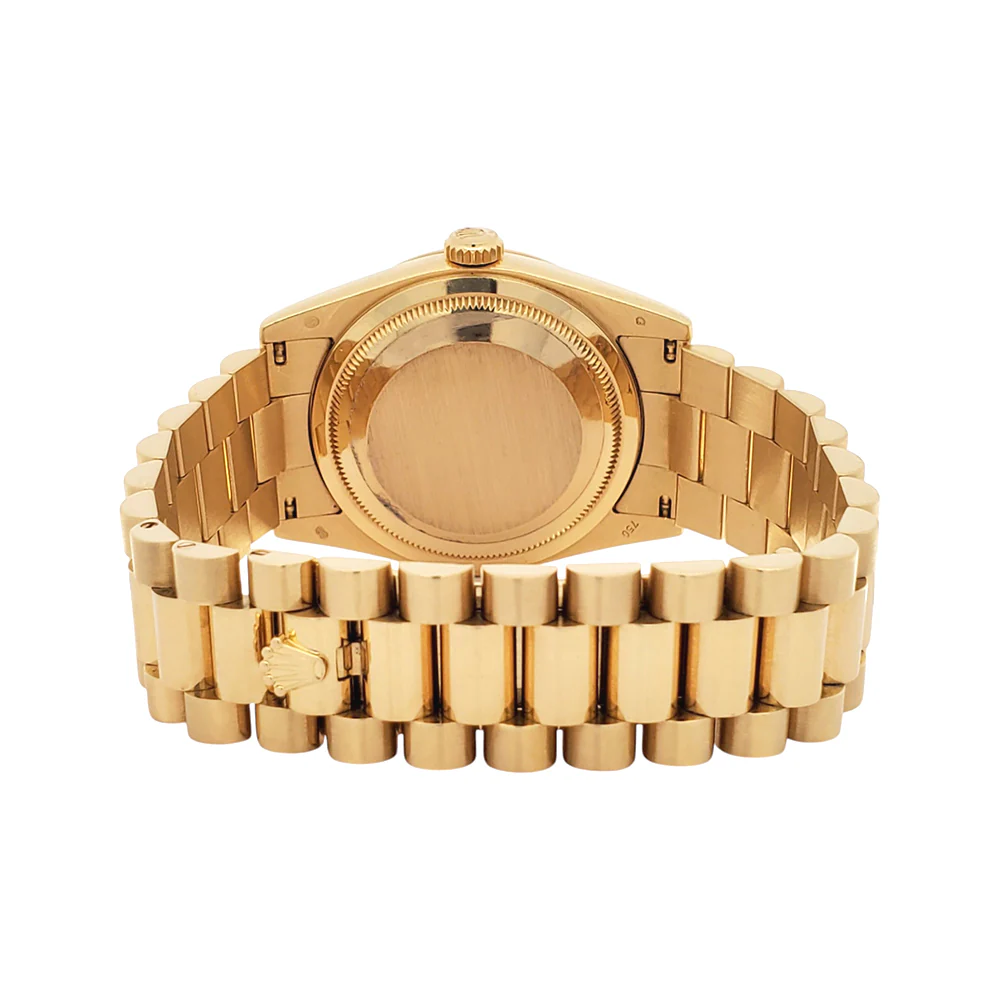 Rolex Yellow Gold President Day-Date 36 Champagne Index Dial Watch 118238 Box Papers - Image 6