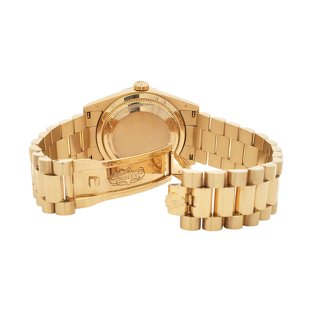 Rolex Yellow Gold President Day-Date 36 Champagne Index Dial Watch 118238 Box Papers - Image 7