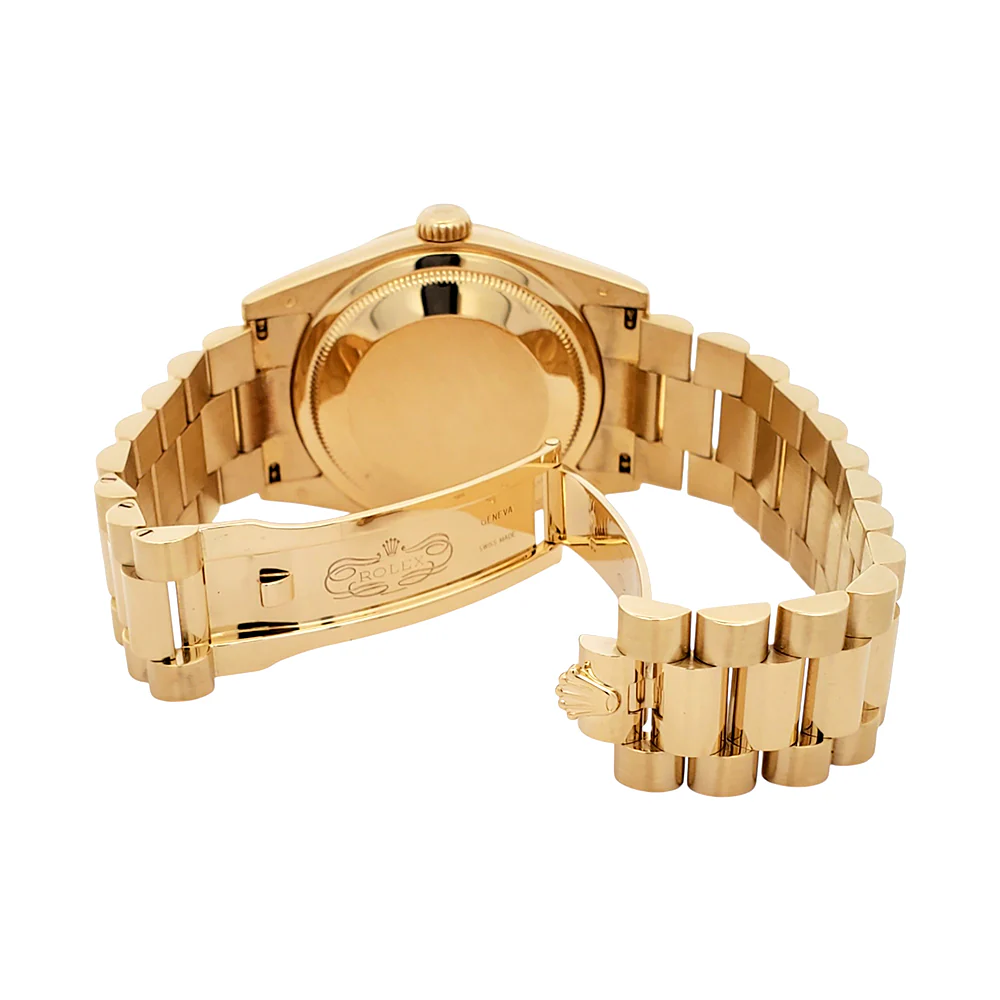 Rolex Yellow Gold President Day-Date Champagne Index Dial 36mm Watch 118238 Box/Papers/Tag - Image 6