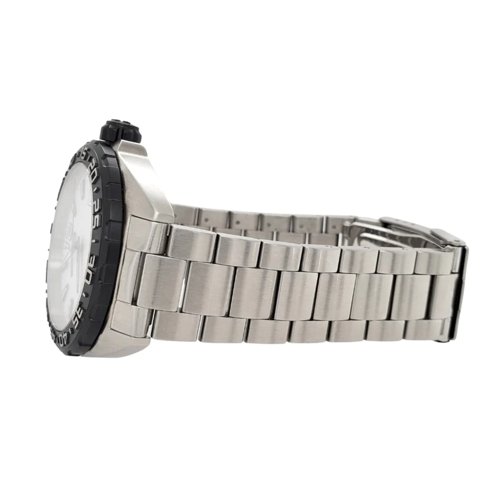 Tag Heuer Formula 1 Date Quartz 41mm White Dial Steel Watch WAZ1111.BA0875 - Image 3