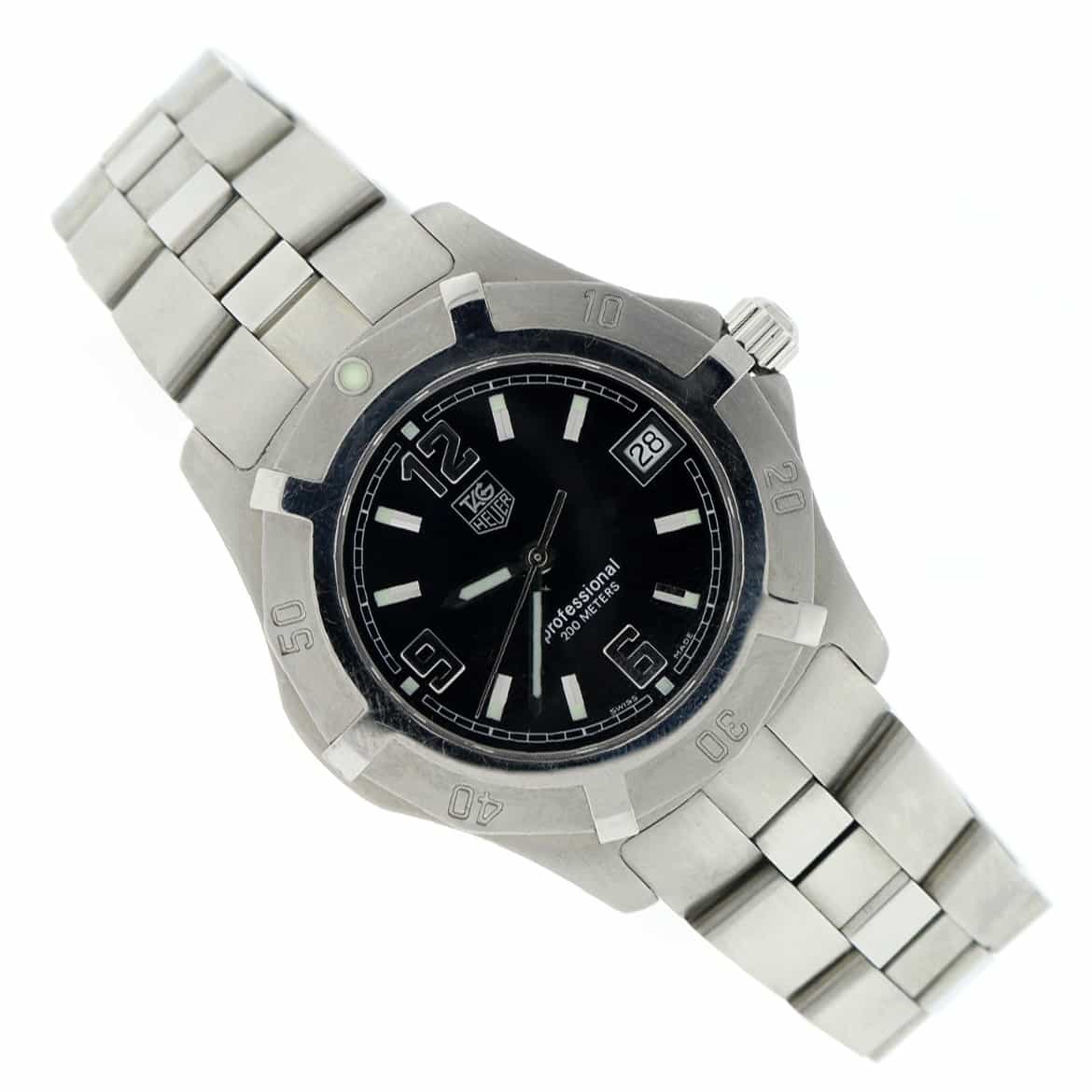 Tag Heuer Professional 38MM Black Dial Stainless Steel Mens Watch WN1110.BA0332 - Image 2