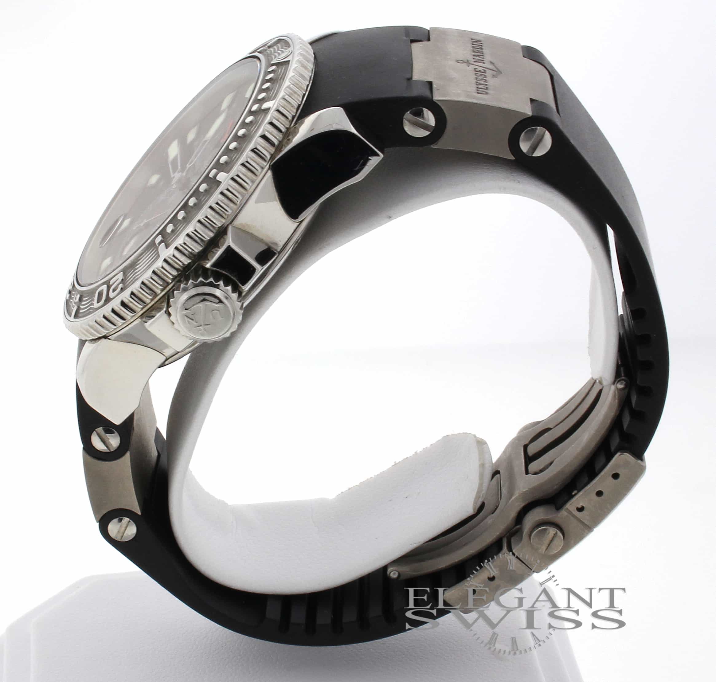 Ulysse Nardin Maxi Marine Diver Chronometer 1846 Rubber Strap Automatic Mens Watch 263-33 - Image 7