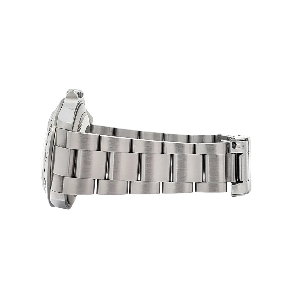 Unpolished 2011 3186 Rolex Explorer II 40mm Engraved Rehaut Polar White Steel Watch 16570 Box Papers - Image 5