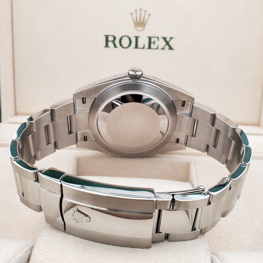 Unworn 2024 Rolex Datejust 41 126300 Wimbledon Grey Slate Roman Steel Oyster Watch Box Papers - Image 5