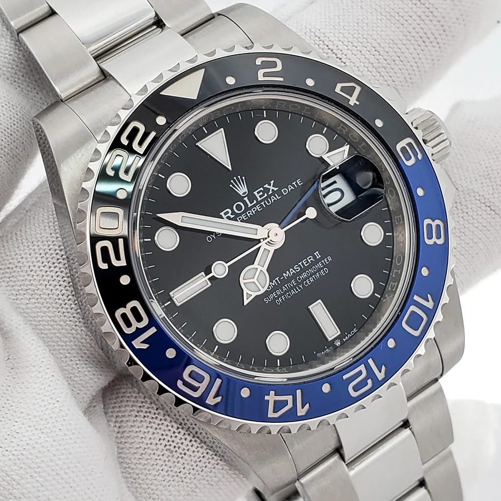 Unworn 2024 Rolex GMT-Master II 40mm Batman Blue/Black Ceramic Bezel Steel Watch 126710BLNR Box Papers - Image 3