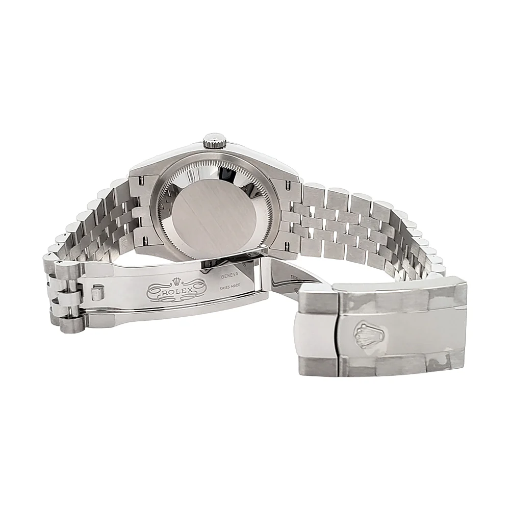 Unworn 2025 Rolex Datejust 36mm 126200 Silver Index Steel Jubilee Watch Box/Papers/Tag - Image 8