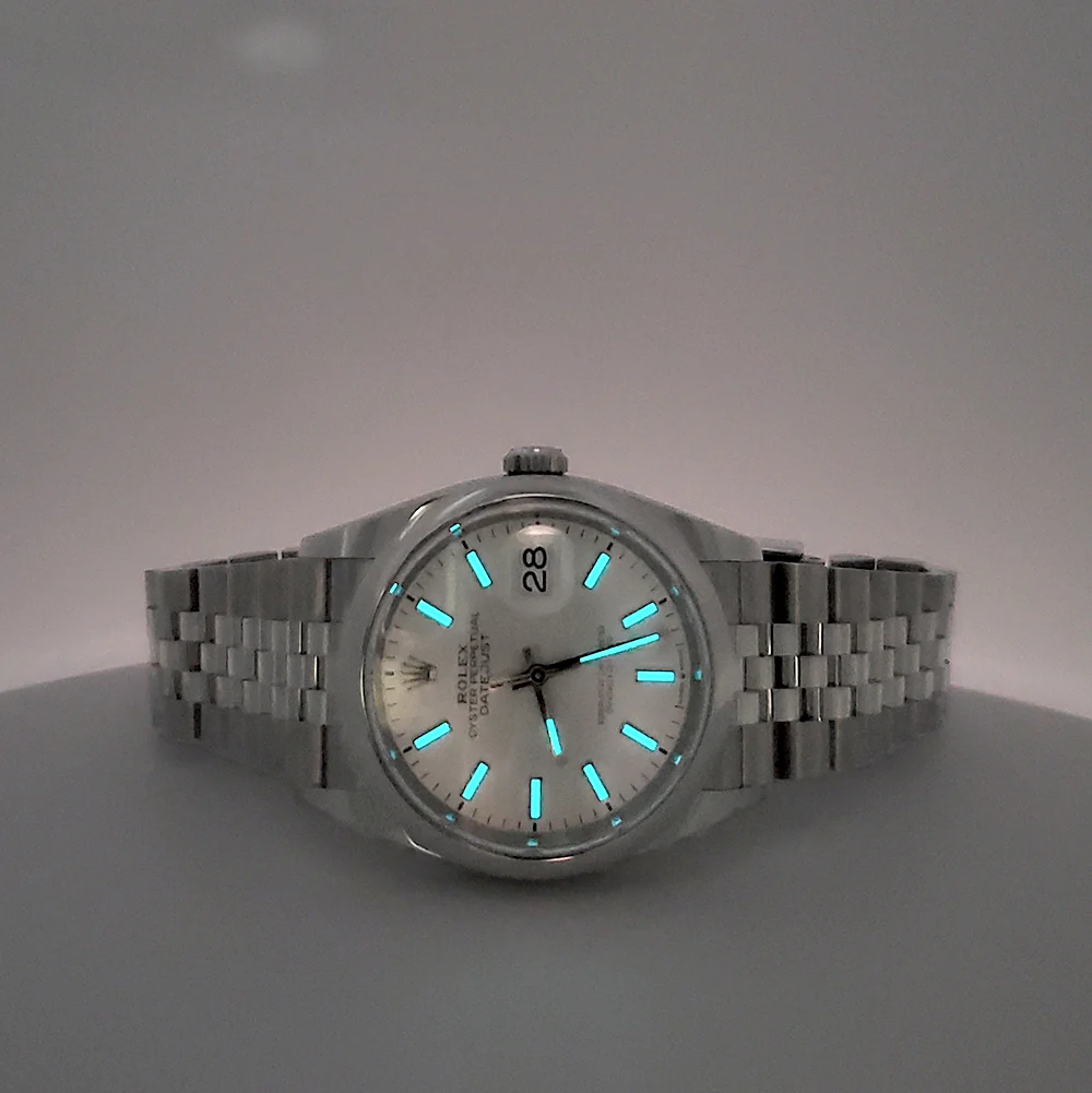 Unworn 2025 Rolex Datejust 36mm 126200 Silver Index Steel Jubilee Watch Box/Papers/Tag - Image 9