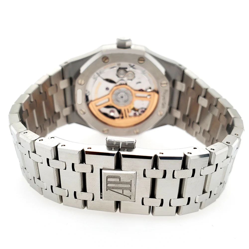 Unworn Audemars Piguet Royal Oak 41mm Blue Dial Steel 15500 Watch Box Papers - Image 4