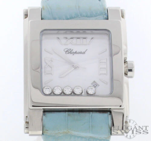 UNWORN Chopard Happy Sport Square XL Extra Large Watch, 28/8447-3001 - Image 9