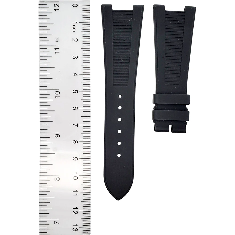 Unworn OEM Black Rubber B Strap for Patek Philippe Nautilus 5711 RG/WG