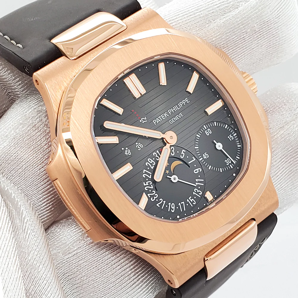 Unworn Patek Philippe Nautilus 40mm 18K Rose Gold Watch 5712R-001 Box Papers 2021 - Image 2